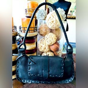 Black leather BCBGMAXAZRIA Bag